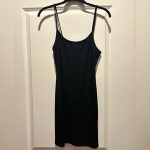 Strappy Black Mini Dress